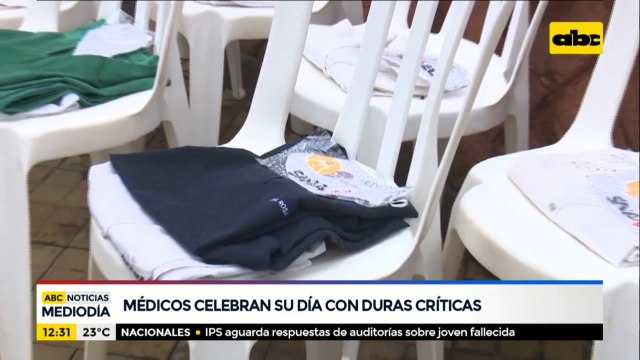 Médicos celebran su día con duras críticas hacia las autoridades