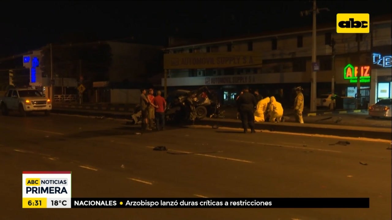 Accidente con derivación fatal en la ruta Transchaco