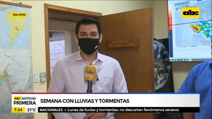 Anuncian semana con lluvias y tormentas