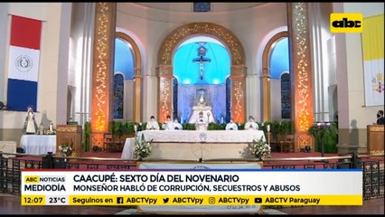 Corrupción, secuestros y abusos: los temas abordados en el sexto día del Novenario