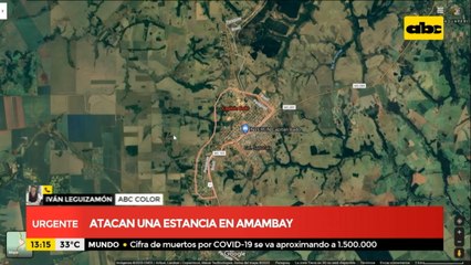 Atacan una estancia en Amambay