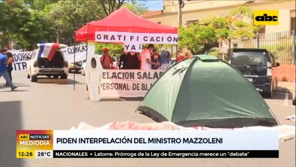 Piden interpelación del ministro Julio Mazzoleni