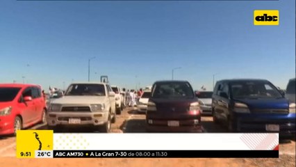 Virgen de Caacupé peregrinó entre los fieles en la Costanera de Asunción