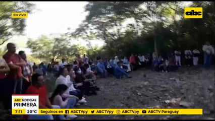 Fuerte Olimpo: fieles celebraron misa en la cima de un cerro