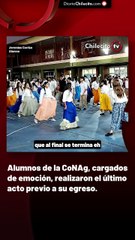 Alumnos de la CoNAg, cargados de emoción, realizaron el último acto previo a su egreso.