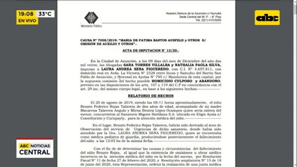 Caso Renato: Pediatra imputada por homicidio culposo y abandono