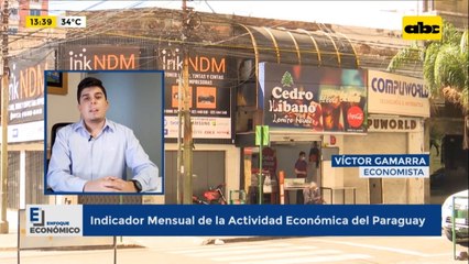 Enfoque Económico: Indicador mensual de la actividad económica del Paraguay