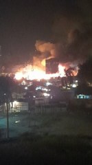 Incendio en el microcentro de Asunción