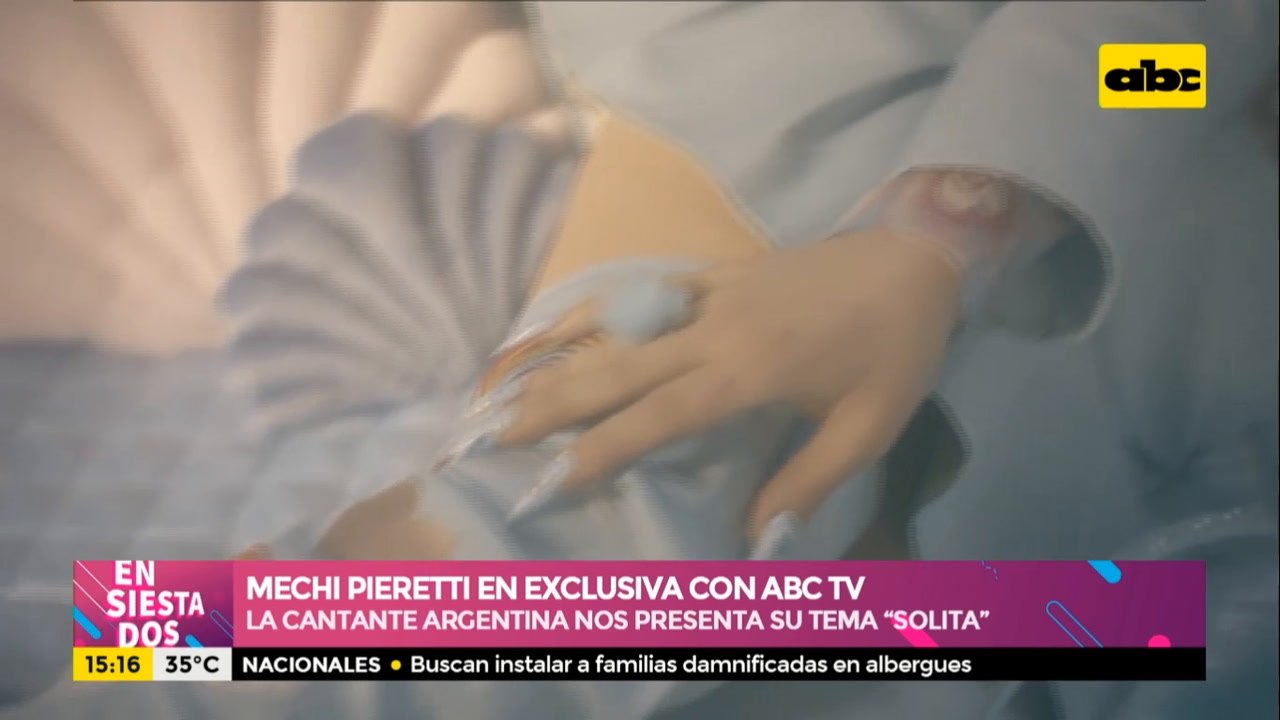 La cantante argentina Mechi Pieretti nos presenta el remix de su tema "Solita"