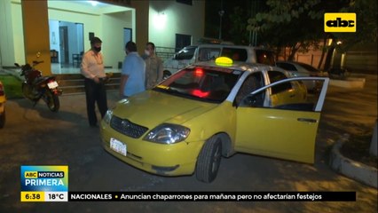 Asaltan a taxista en Asunción