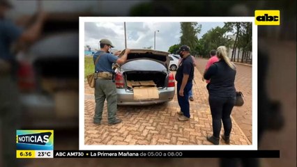 Detenidos e incautación de marihuana en Pedro Juan Caballero