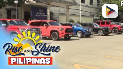 Apat na luxury cars ng mag-asawang Discaya, isusubasta sa ikalawang pagkakataon ng BOC | ulat ni Rod Lagusad