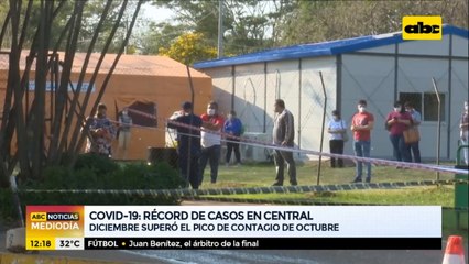 Diciembre superó el pico de contagios de octubre