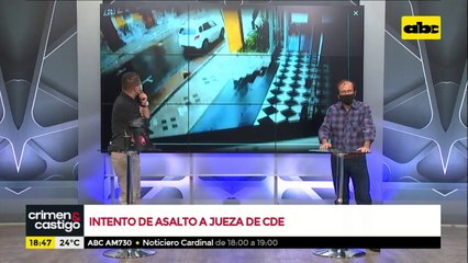 Intento de asalto a jueza de CDE