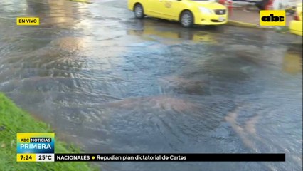 Caño roto de la Essap crea un "raudal" en plena avenida España
