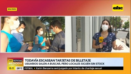 Siguen escaseando las tarjetas del billetaje electrónico