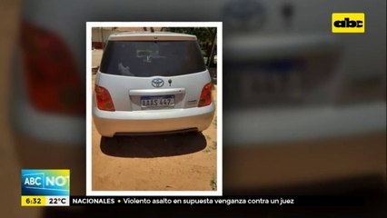 Recuperan vehículo robado en Villa Elisa