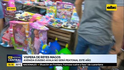 Reportan disminución de ventas sobre Eusebio Ayala