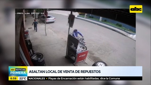 Asaltan local de venta de repuestos en el barrio Trinidad
