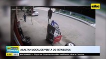 Asaltan local de venta de repuestos en el barrio Trinidad