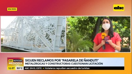Metalúrgicas y constructoras cuestionan licitación de la "Pasarela de Ñanduti"