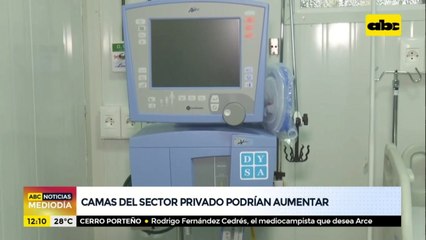 Sector privado podría aumentar cantidad de camas de terapia