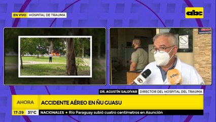 Accidente aéreo: sobreviviente registras varias fracturas