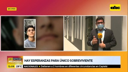 Hay esperanzas para el único sobreviviente del accidente aéreo