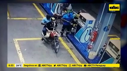 Asaltan estación de servicios en San Lorenzo