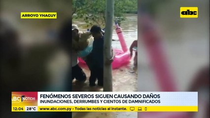 Inundaciones, derrumbes y cientos de damnificados tras temporal