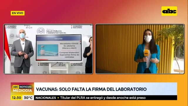 Vacunas: solo falta la firma del laboratorio
