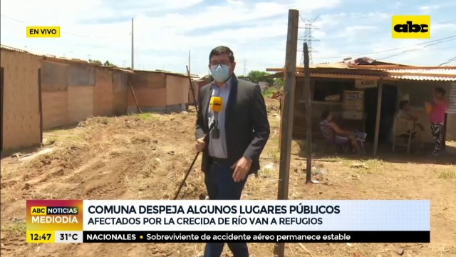 Comuna despeja algunos lugares públicos y damnificados denuncian mal estado de refugios