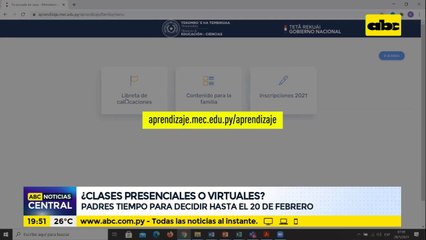 ¿Clases presenciales o virtuales? padres tienen tiempo para decidir hasta el 20 de febrero