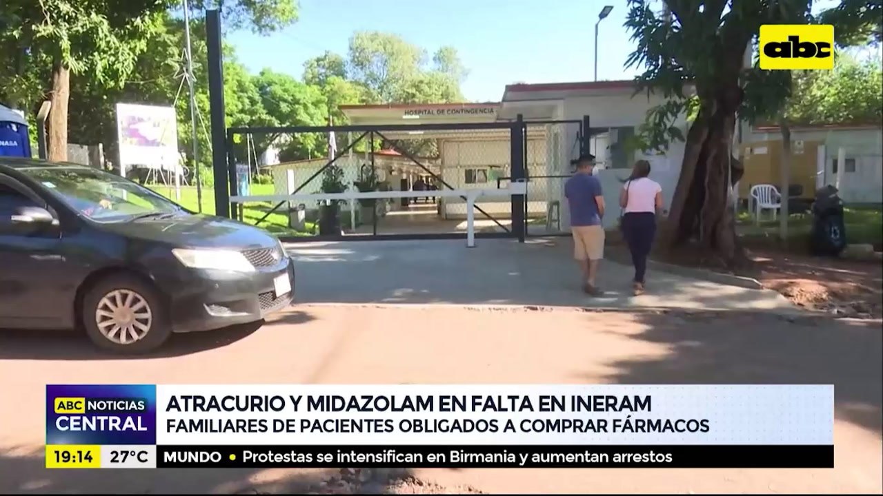 Faltan los medicamentos Atracurio y Midazolam en el Ineram