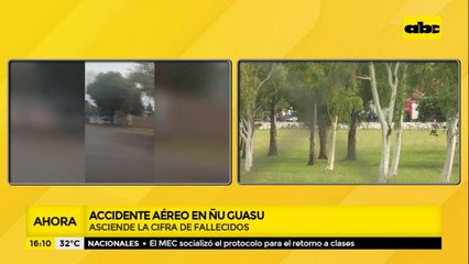 Accidente aéreo en Ñu Guasu: estado de salud del herido