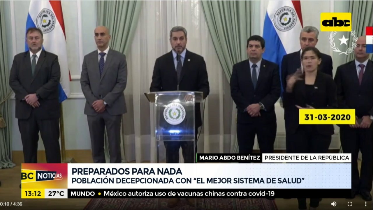Población decepcionada con "el mejor sistema de salud"