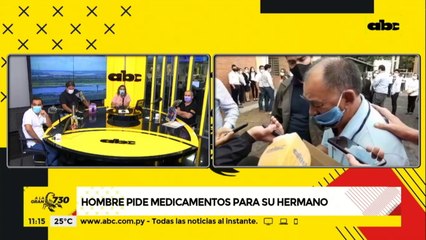 Don Joel solicita apoyo de la ciudadanía para comprar medicamentos, ante ausencia del Estado