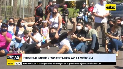 Reducteños exigen al MOPC respuesta por la avenida La Victoria