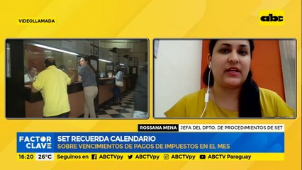 SET recuerda calendario de vencimientos de pagos de impuestos en el mes
