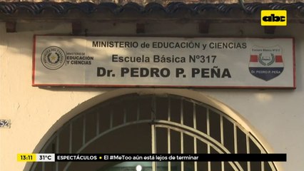 Escuela Pedro P. Peña, en pésimo estado