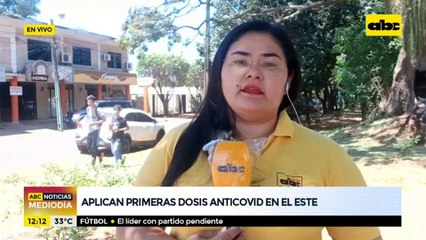 Aplican primeras dosis anticovid en el Este