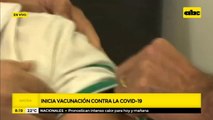 Histórico: aplican la primera dosis de la vacuna contra el COVID-19 en Paraguay