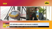Aún no definen aumento del precio pasaje