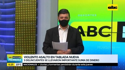 Violento asalto en Tablada Nueva