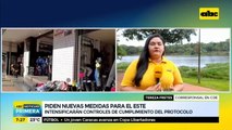 Intensificarán controles de las medidas sanitarias en el Este