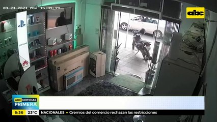 Dos motoasaltantes detenidos en Villa Elisa