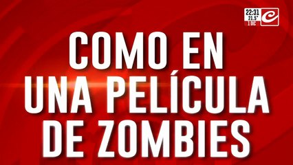Como en una película de zombies. vecinos "así trataron de sacar a los narcos"