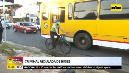 La odisea de la ciudadanía ante la criminal regulada de buses
