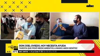 Don Joel, el taxista que destapó la crisis sanitaria, y su madre están internados por COVID