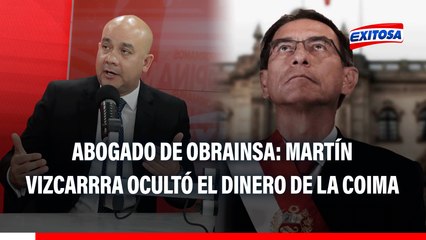 Martín Vizcarra escondió dinero recibido por coima tras acudir a Obrainsa, según abogado